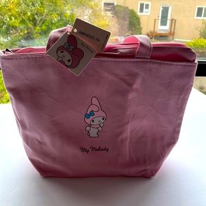 Miniso Sanrio My Melody Trapezoid lunch bag